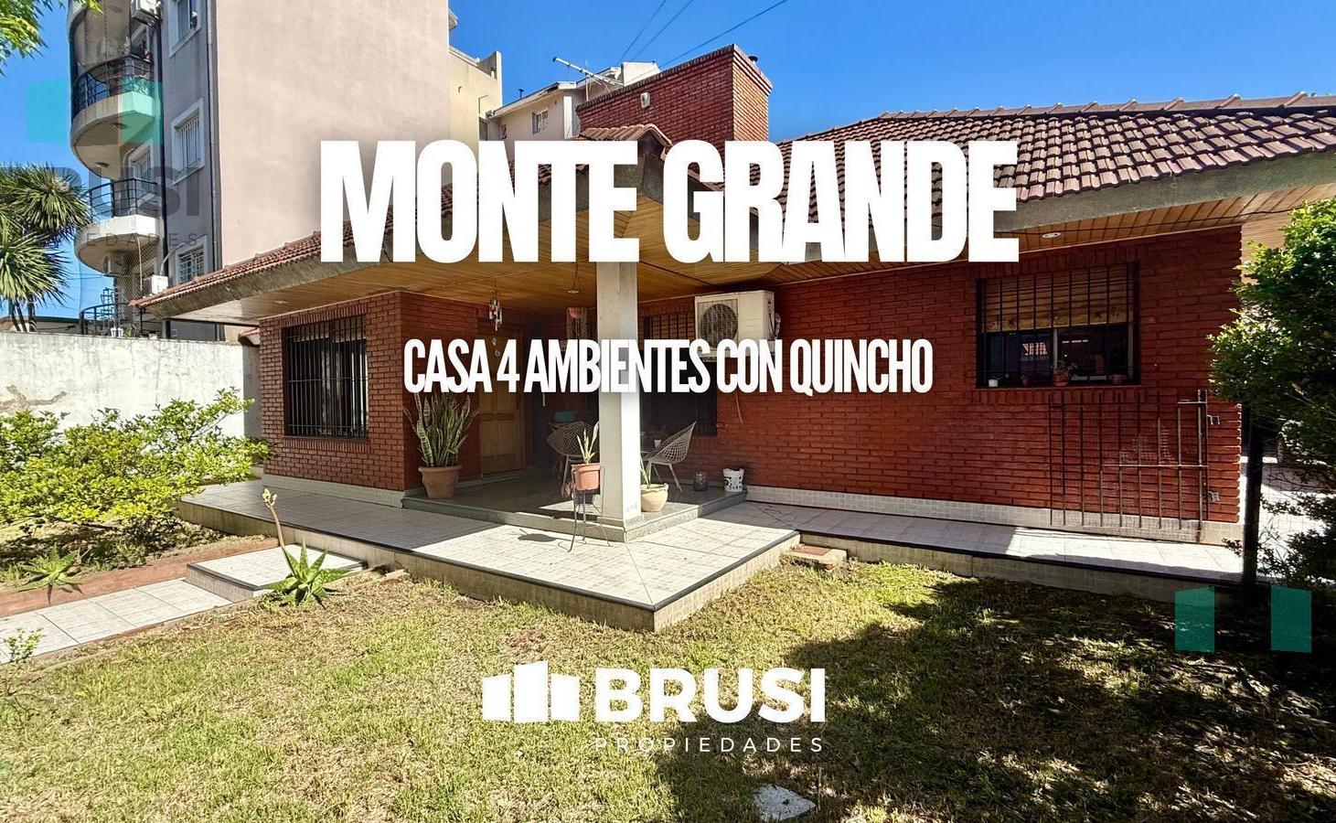 CASA EN VENTA EN MONTE GRANDE - DOBLE LOTE - INVERSORES - OPORTUNIDAD