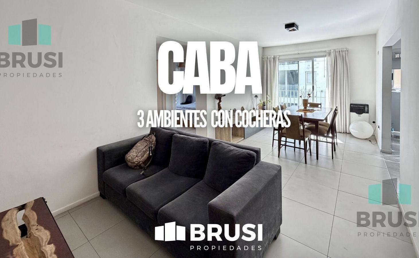 VENTA DEPARTAMENTO TRES AMBIENTES CON COCHERA - LA BOCA - CABA