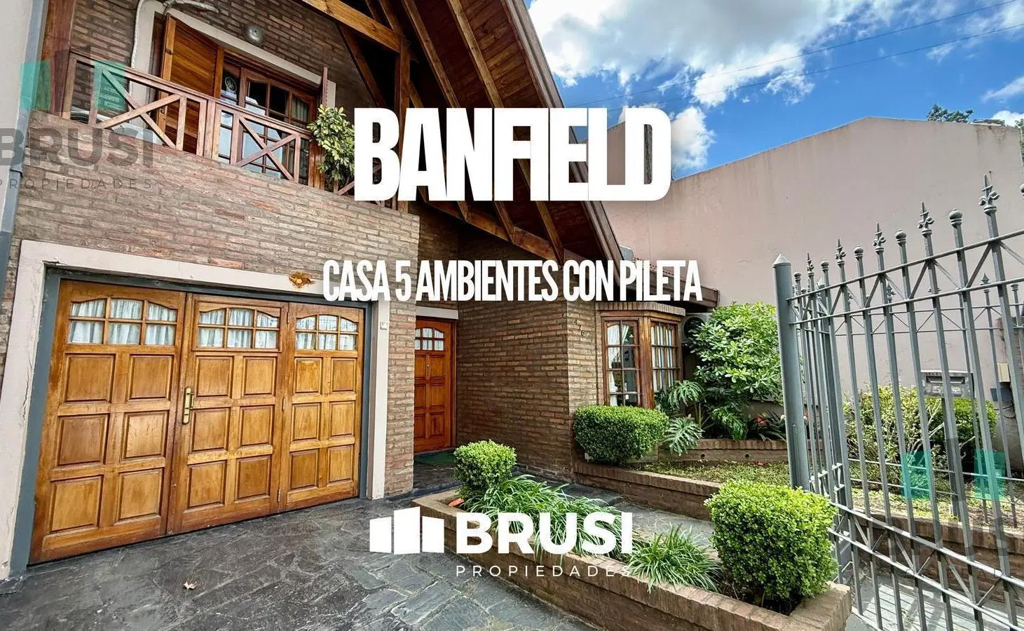 CASA EN VENTA EN BANFIELD ESTE - 5 AMBIENTES - PILETA - QUINCHO 2