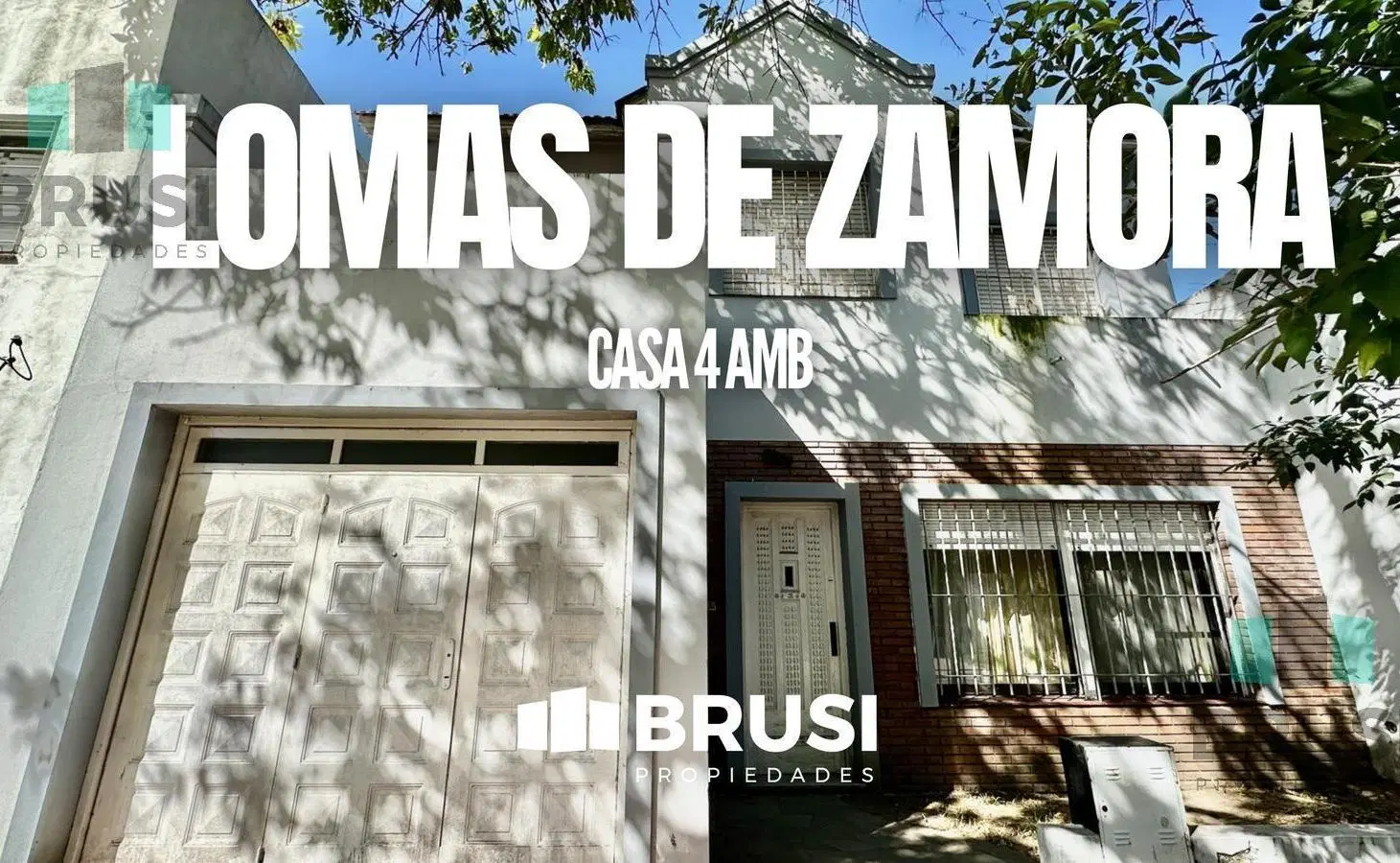 CASA EN VENTA EN LOMAS DE ZAMORA - 7 AMBIENTES - CON PARQUE 1