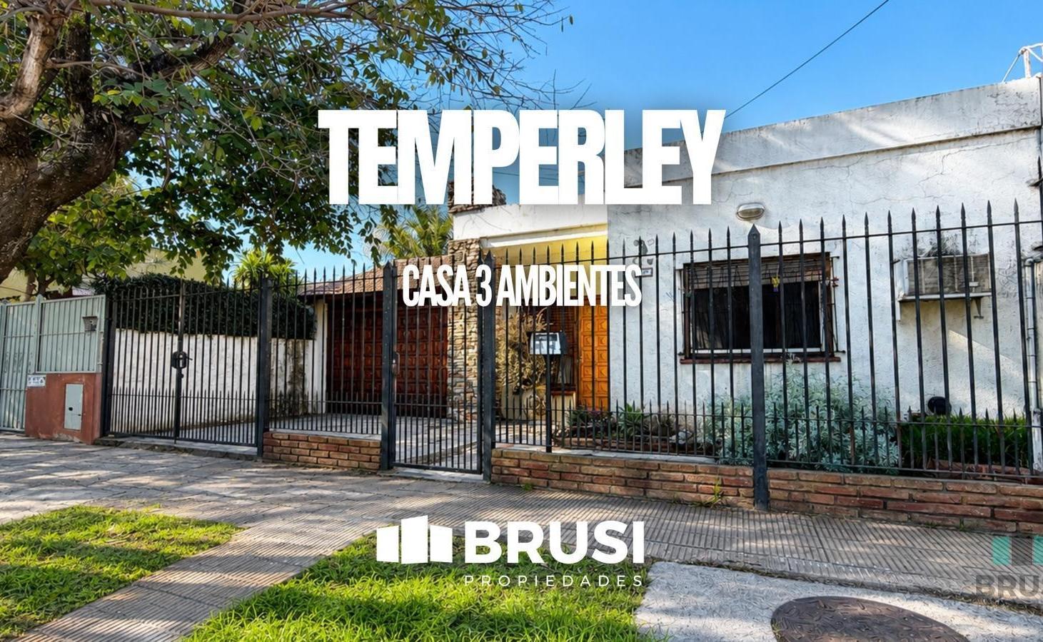CASA EN VENTA EN TEMPERLEY - 3 AMBIENTES