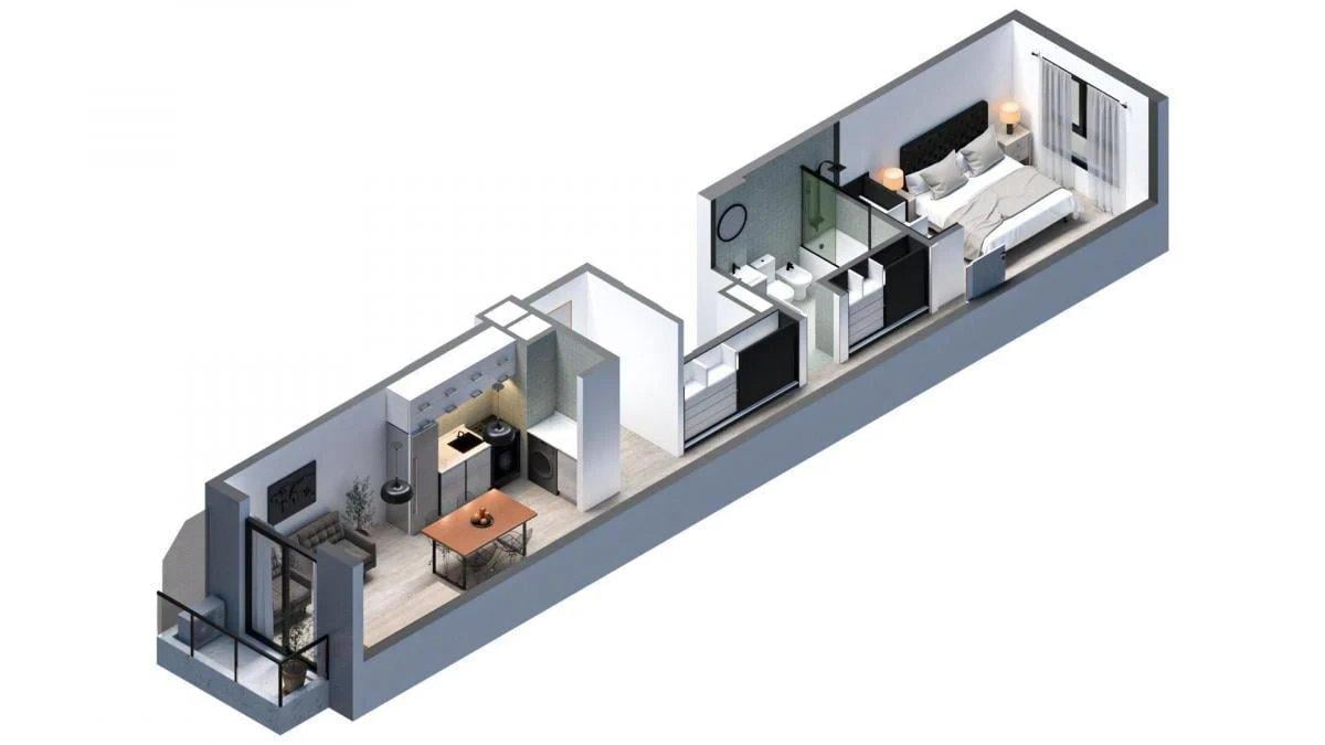 Foto de Venta Depto. de 1 dormitorio con balcón. A estrenar., imagen 2