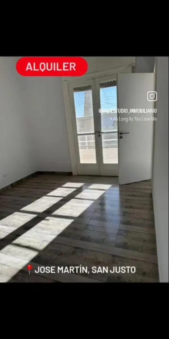 Alquiler Departamento 2ambientes con balcón 1
