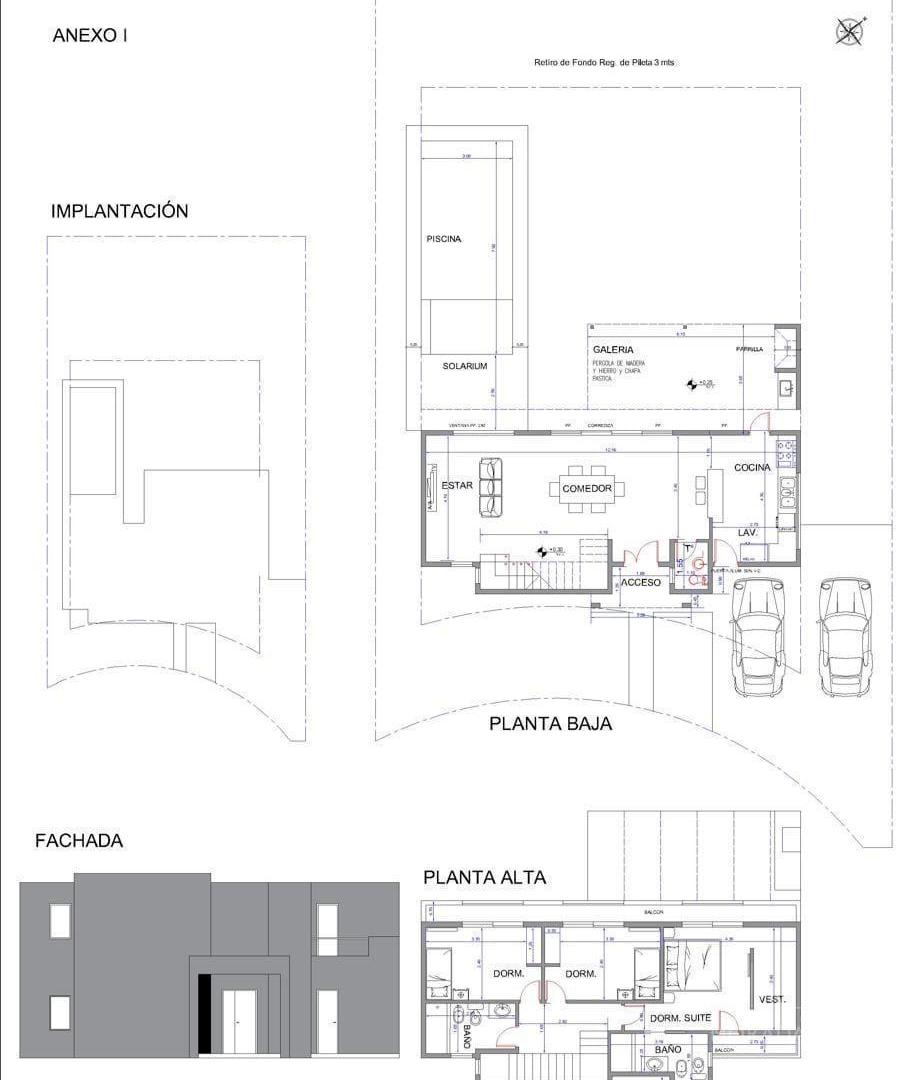 Foto de Casa en venta San Pablo Pilar 4 ambientes con pileta en contrucción, imagen 3
