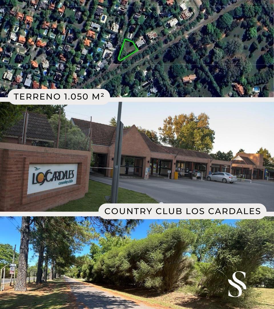 TERRENO EN VENTA 1050 M2, LOS CARDALES COUNTRY CLUB