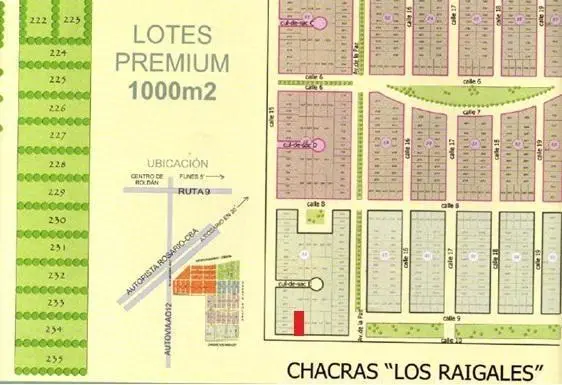 En venta terreno de 514,50m2 en Tierra de Sueños 2. Roldán. Excelente ubicación. 3