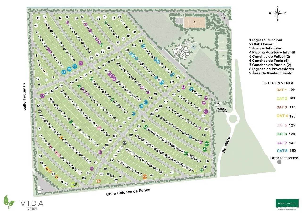 Terreno en Venta Barrio Vida Green Funes, Funes Norte 6