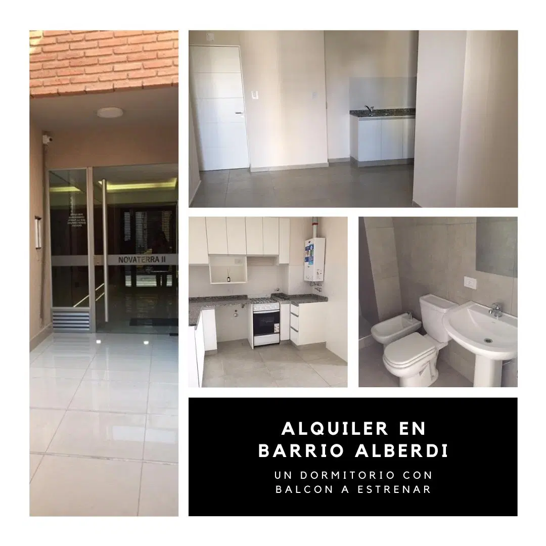 HERMOSO DPTO A ESTRENAR EN ALQUILER EN ALBERDI 5