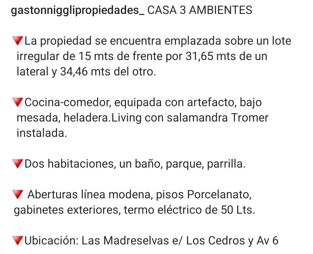 Casa de 3 Ambientes en Costa del Este, Costa Atlantica. 4