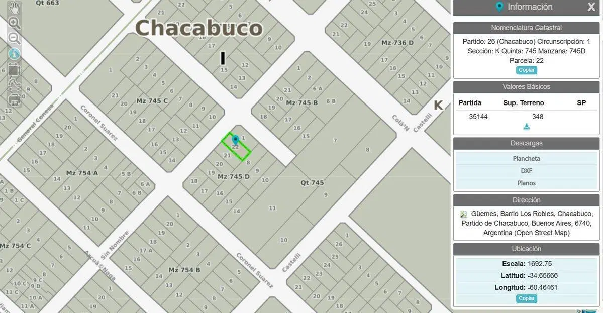 TERRENO EN VENTA EN CHACABUCO 2