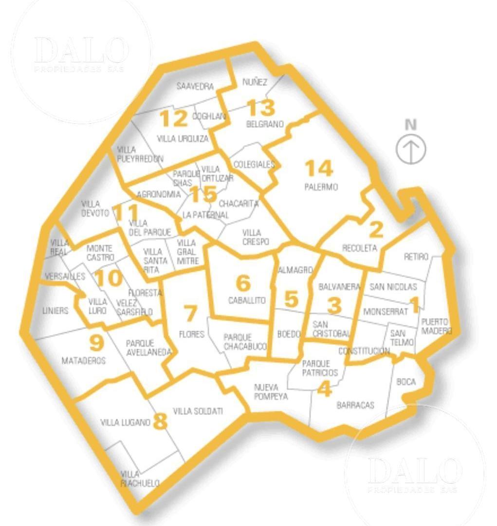 Hermoso Departamento en 1 Piso en Venta 2 Ambientes en Palermo Hollywood