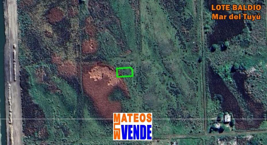 LOTE BALDIO EN MAR DEL TUYU 66 esquina 14 bis