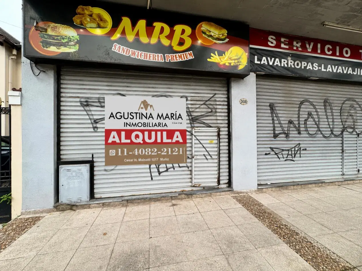 ALQUILER LOCAL COMERCIAL MUÑIZ 3