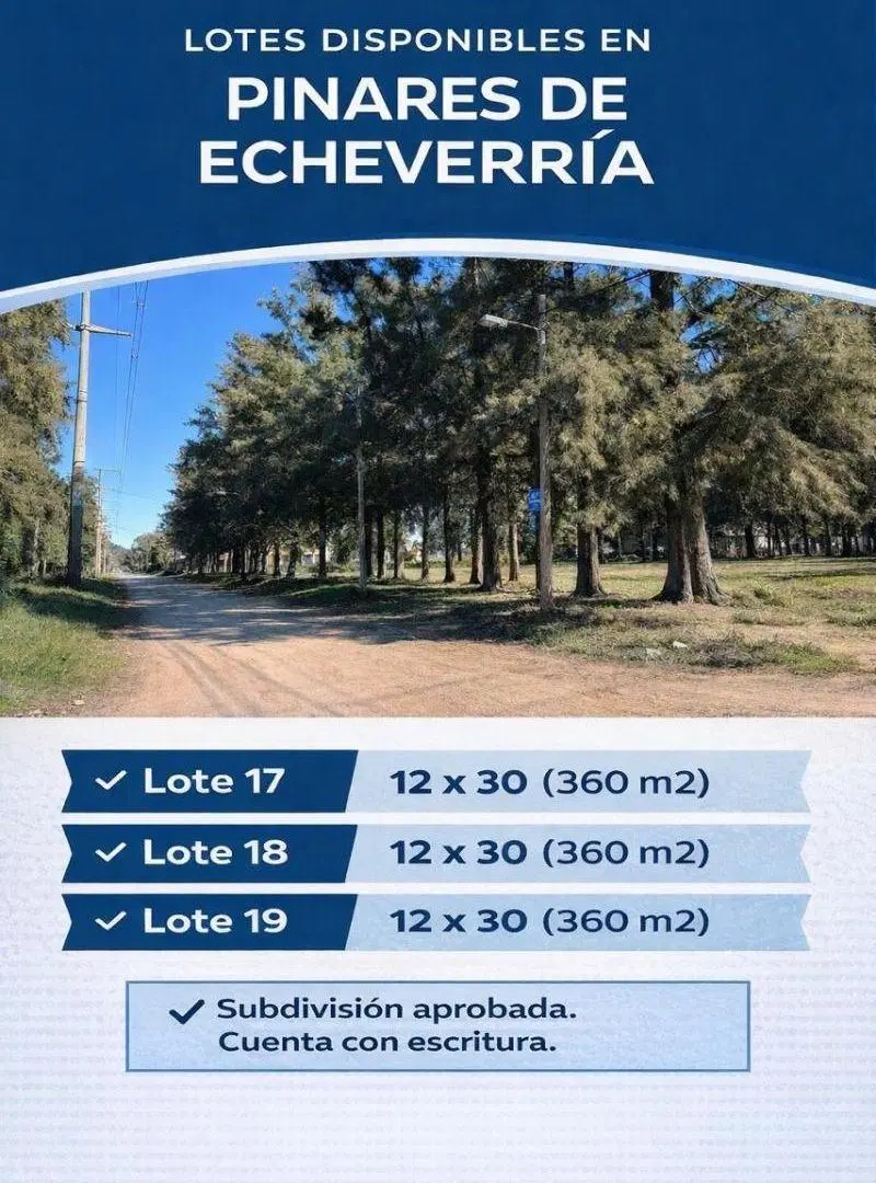Venta de Lotes en Pinares de Echeverría 4