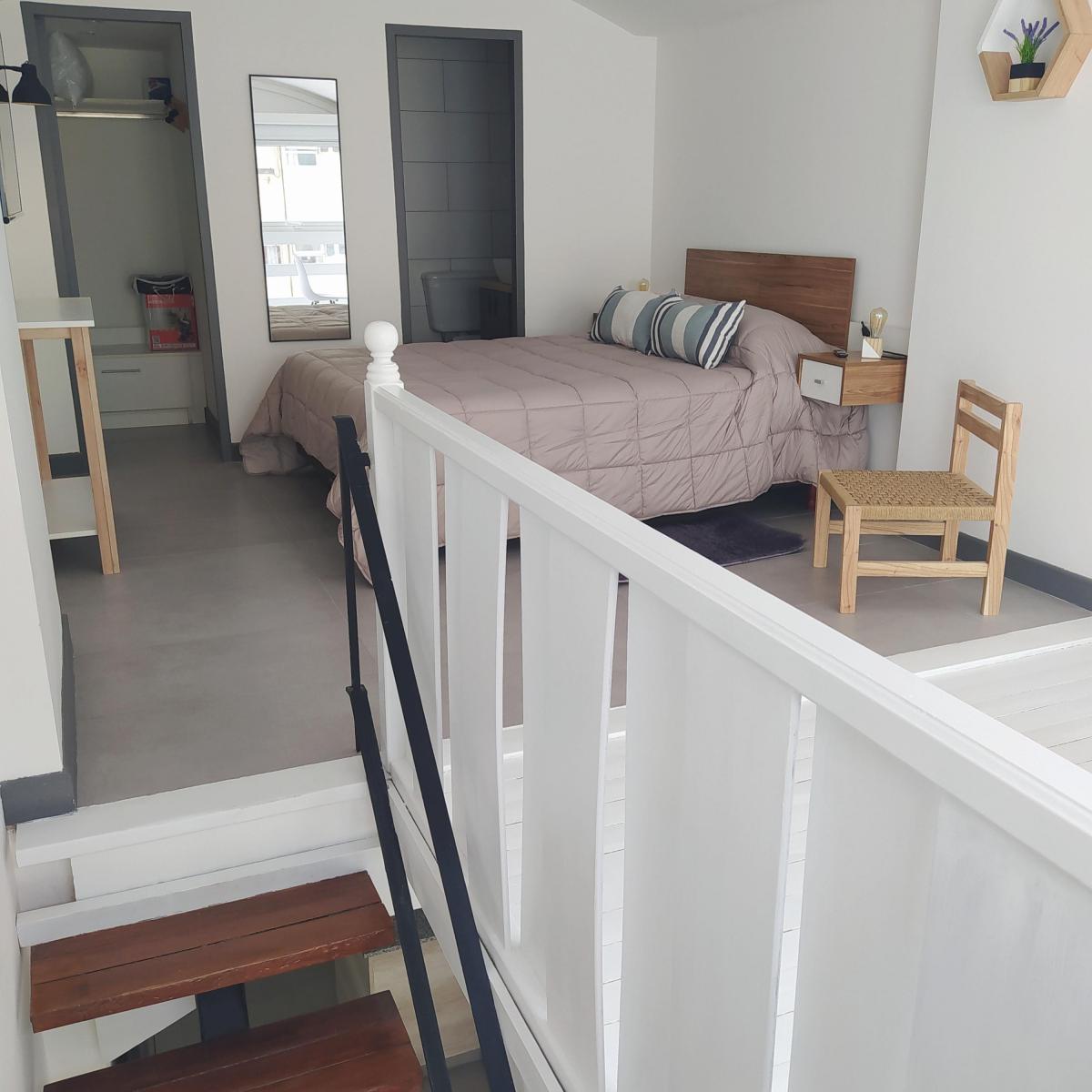 Reciclado a nuevo departamento en duplex de 2 ambientes centro