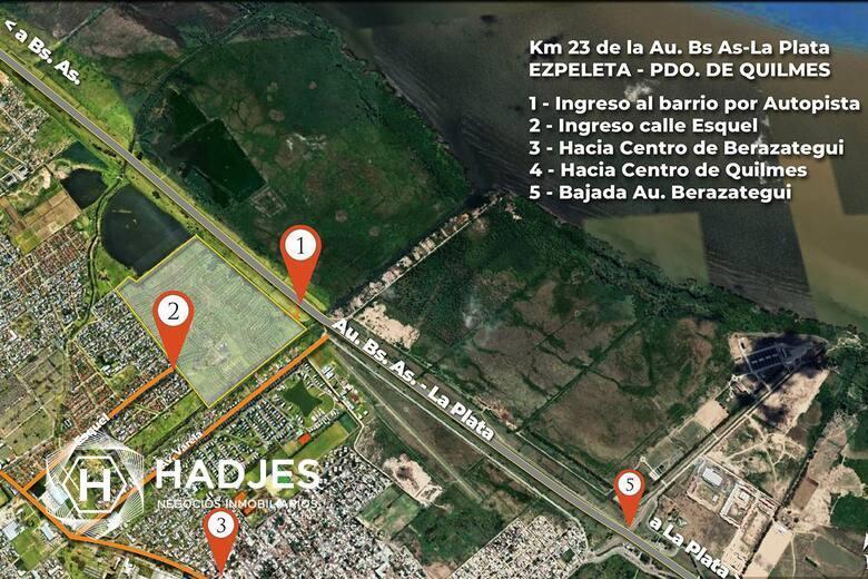 Venta TERRENO a la LAGUNA, NUEVO QUILMES 2