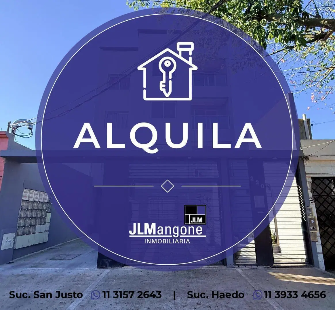 Departamento 1 ambiente con balcon 5