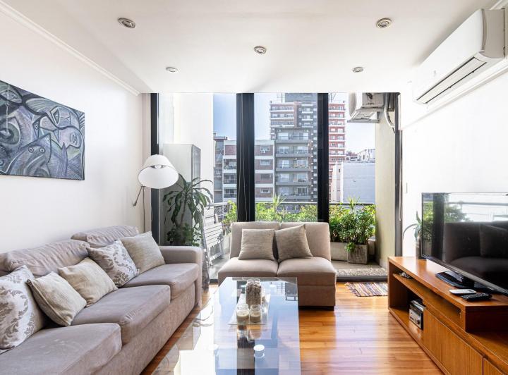 Semipiso 4 amb en venta con entrepiso y pileta en Villa Urquiza 4