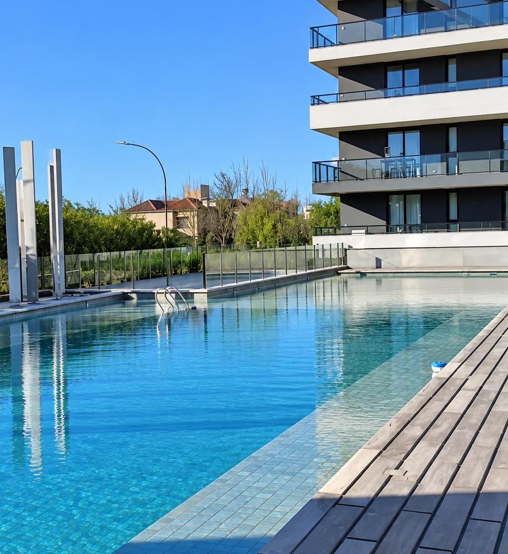 Venta: Departamento de categoria de 3 dormitorios en Greenpark, Valle Escondido, 248 m2 totales.
