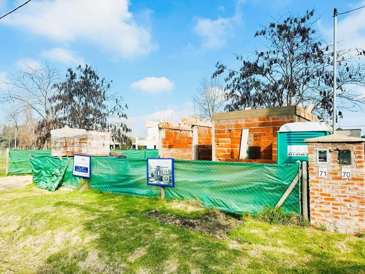 Venta de casa a estrenar en barrio privado "Pampa Pilar", la Lonja, Pilar. 2