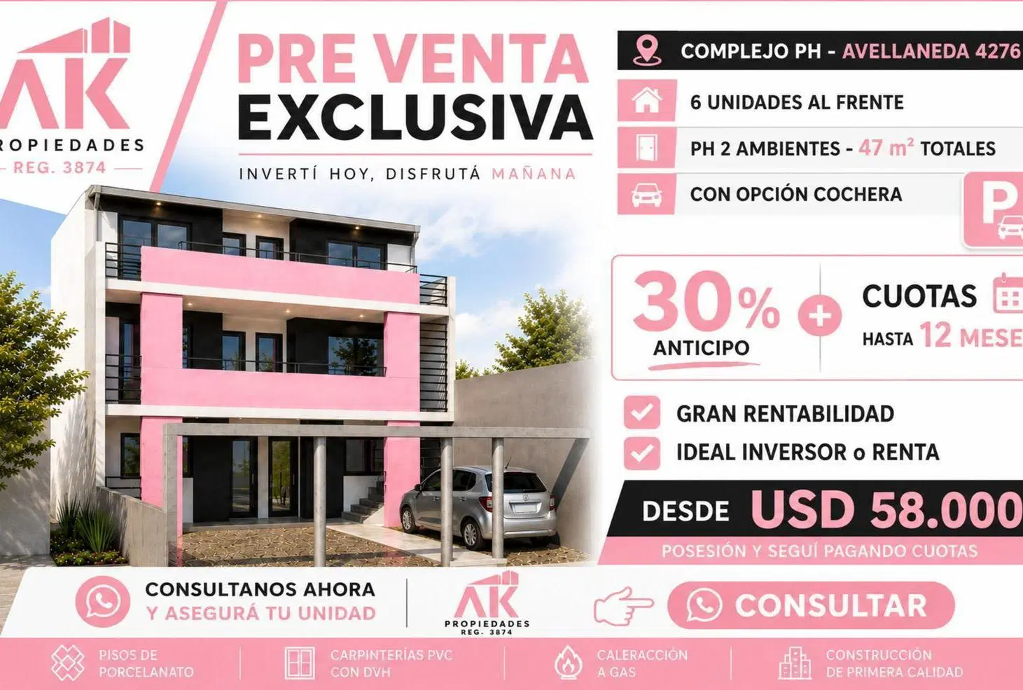 BRISA I - Invertí Hoy en tu Próximo Hogar - PH 2 Ambientes al frente- Cochera opcional -  Entrega Di 2