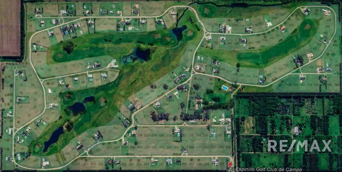 Lote  en venta en con vista abierta al Golf 2
