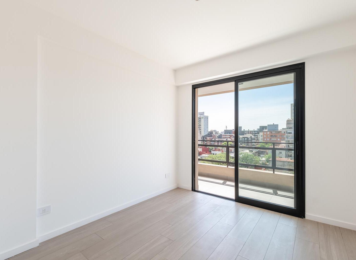 Moderno departamento de 2 dormitorios a Estrenar con balcón, doble vidrio, lavadero y SUM con parril