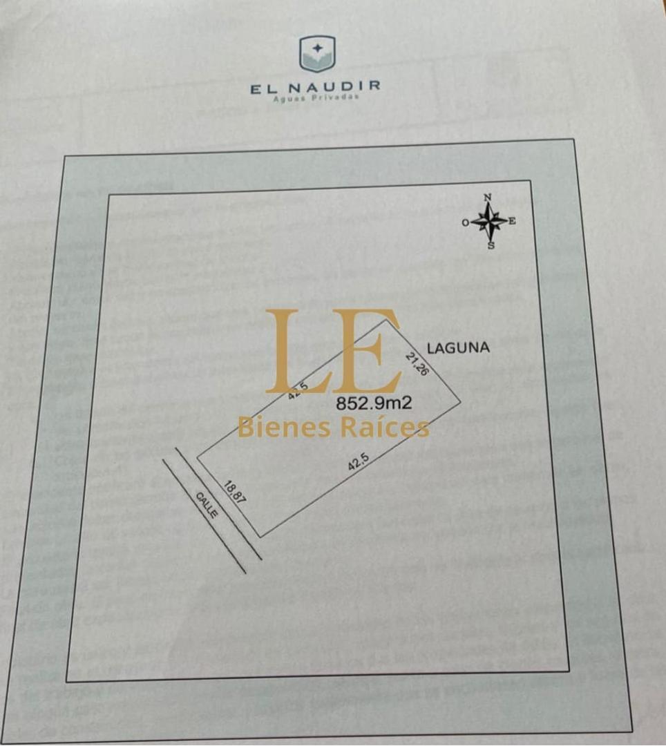 LOTE EN VENTA A LA LAGUNA