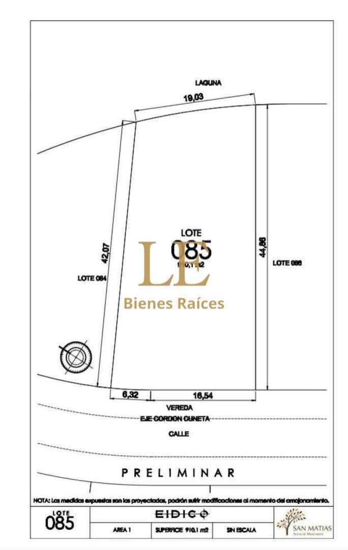 Foto de VENTA LOTE TERRENO BARRIO SAN MATIAS A LA LAGUNA, imagen 3