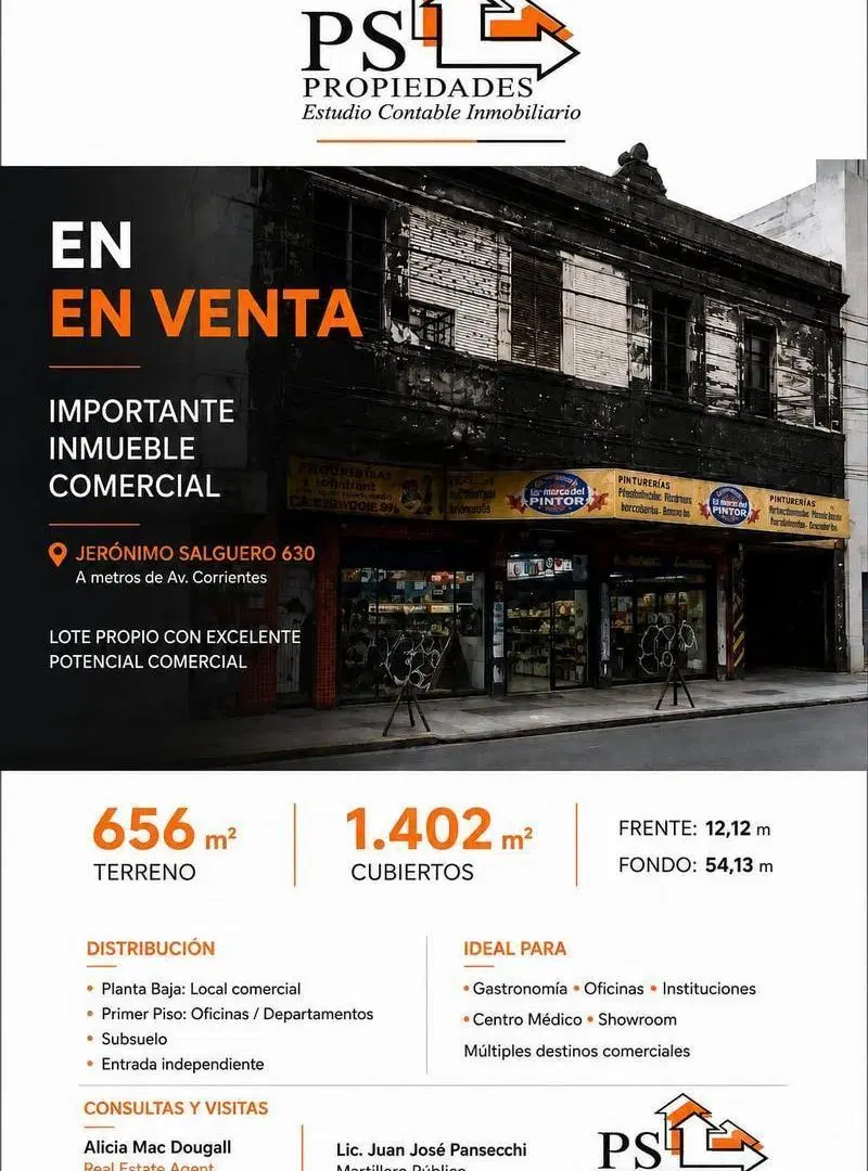 Local C 12 metros de Frente a refaccionar 600 m2 cubierto en planta baja 4