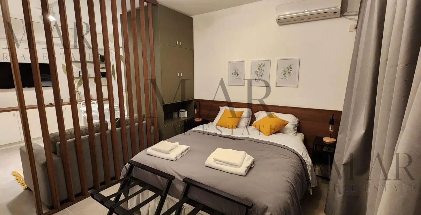 Alquiler Monoambiente dividido, con balcón, amoblado y equipado 4