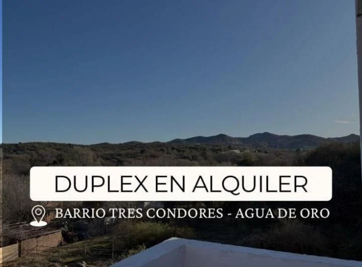 DUPLEX EN ALQUILER 1 DORMITORIO – El Manzano AGUA DE ORO 2