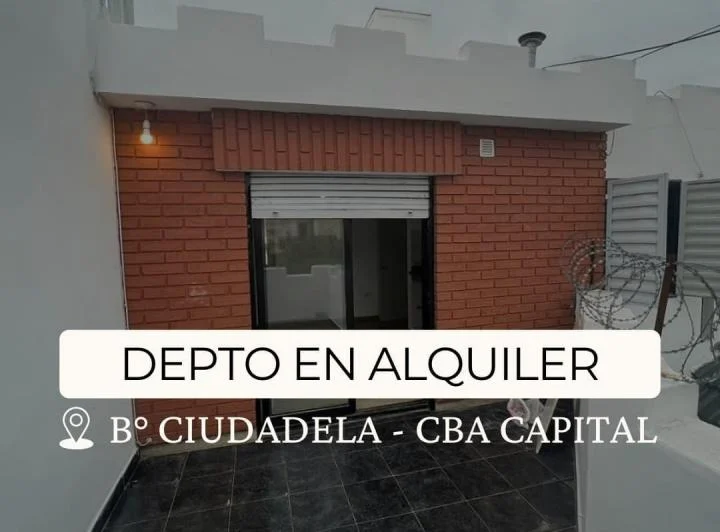 DEPARTAMENTO EN ALQUILER 2 DORMITORIOS - B° CIUDADELA CORDOBA CAPITAL ZONA SUR 1