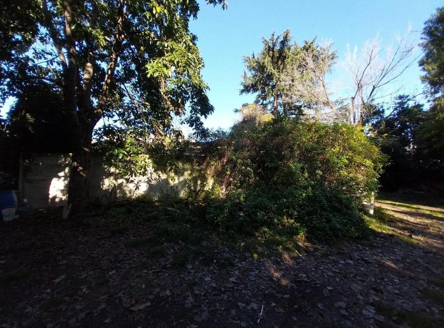 Terreno con casona y construccion tipo galpon sin terminar 5