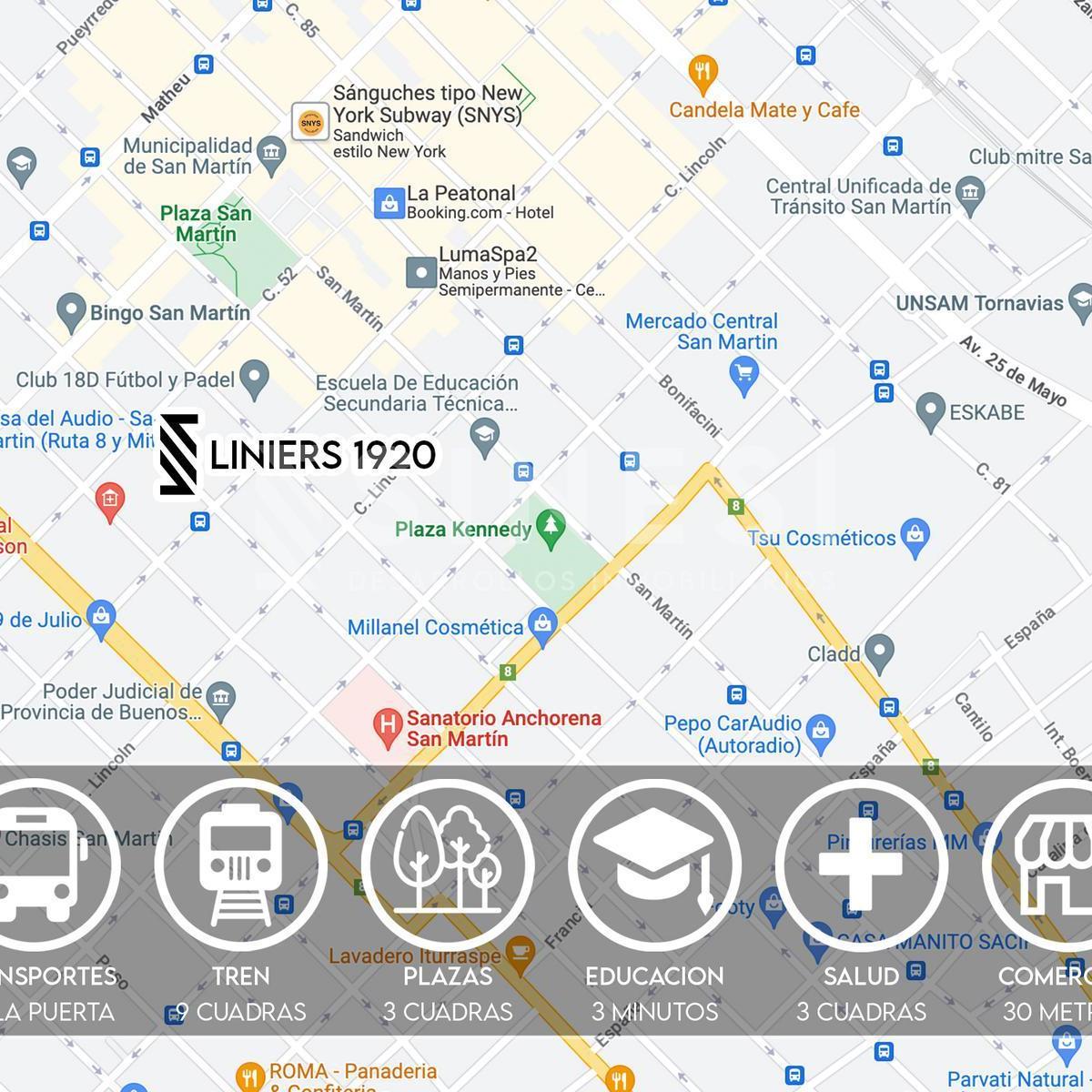 Departamento 2 Ambientes - C - Liniers 1920 - San Martin Centro 3