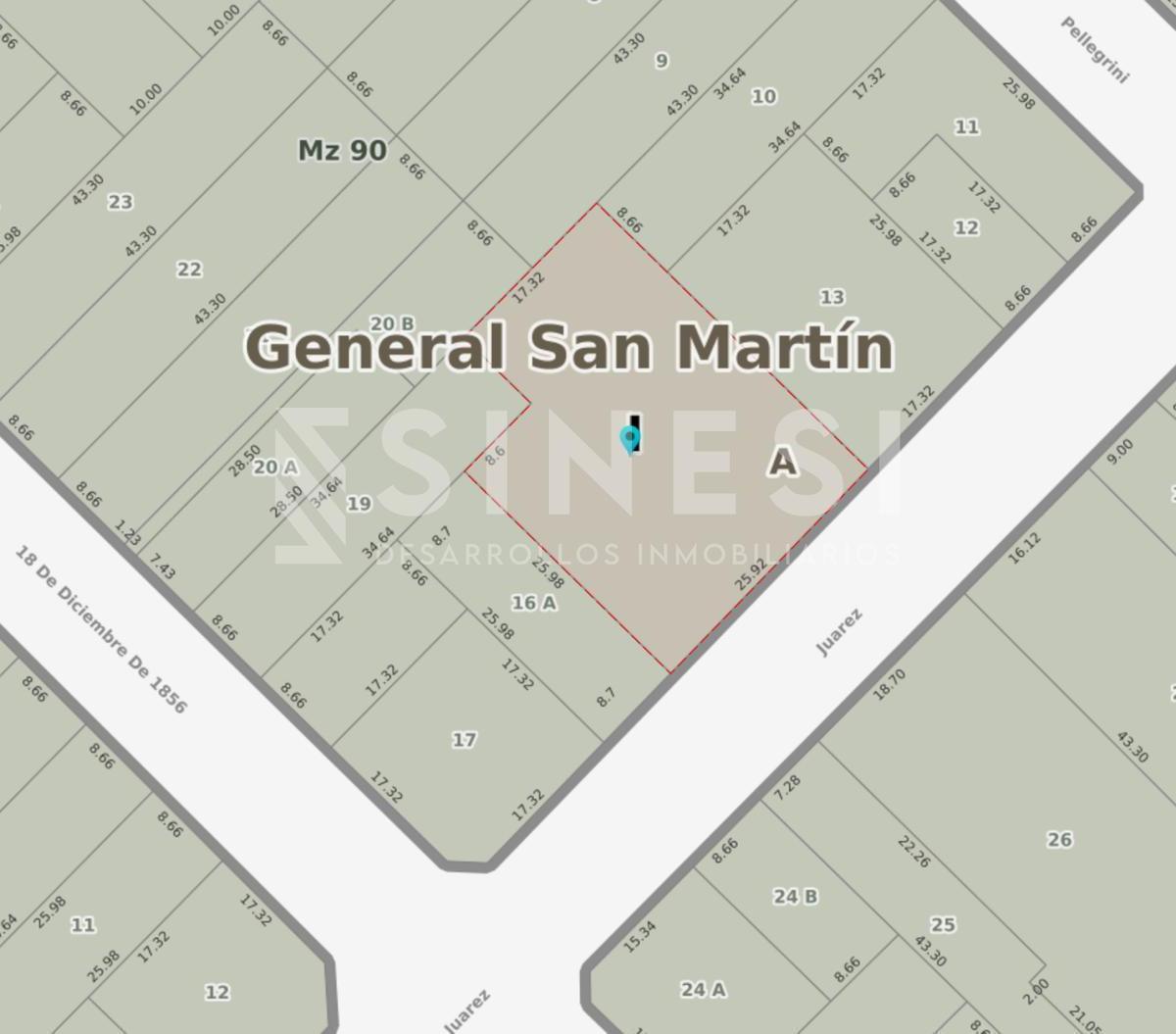 San Martin Centro - 1650 m² Potenciales 1