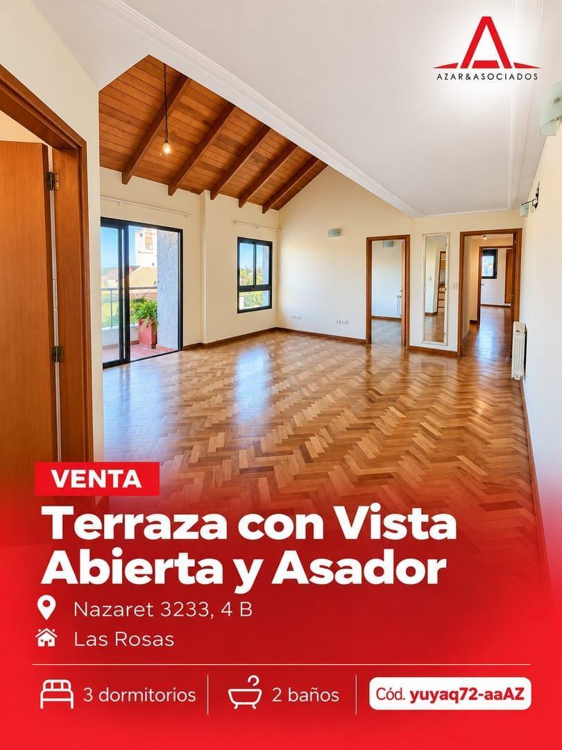 Departamento 3 dormitorios en venta - Nazaret 3233 4B