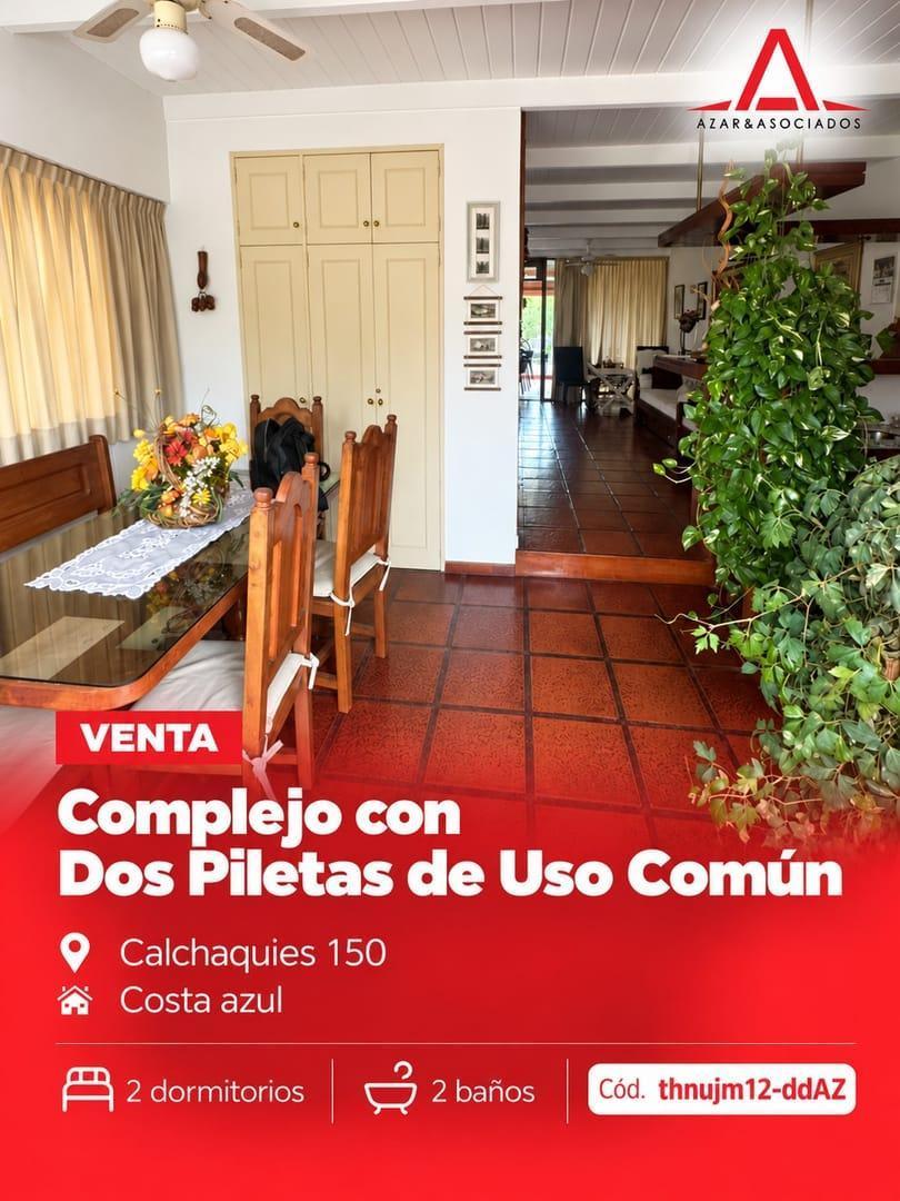 Departamento amoblado de 2 dormitorios en venta - Calchaquíes 150, Costa Azul