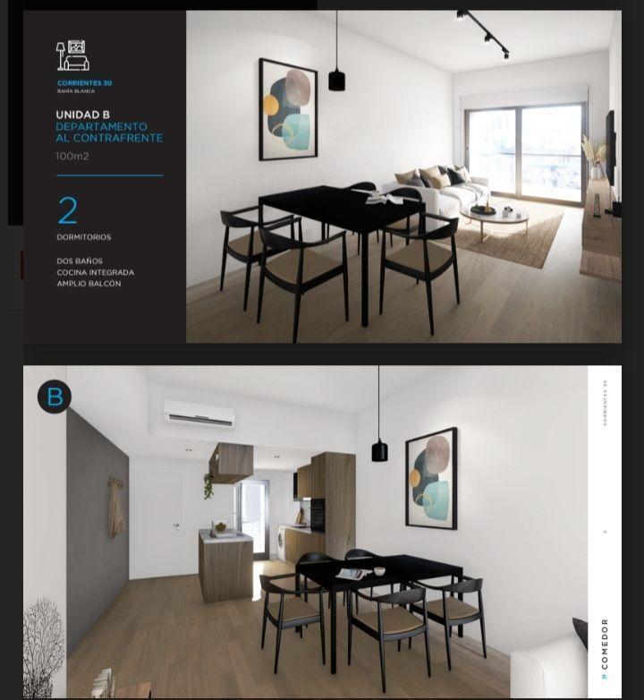 Departamento en Venta de 2 Dorm. C/ Cochera en Corrientes 30 3