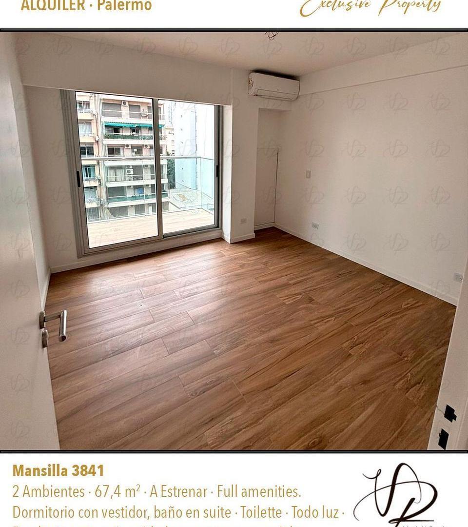 Alquiler temporario, 2 ambientes con toilette y cochera en el corazón de Palermo Froid
