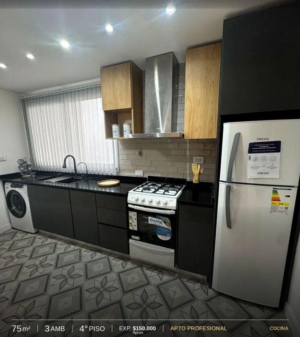Venta Departamento 3 ambientes. Zona Plaza Mitre 5
