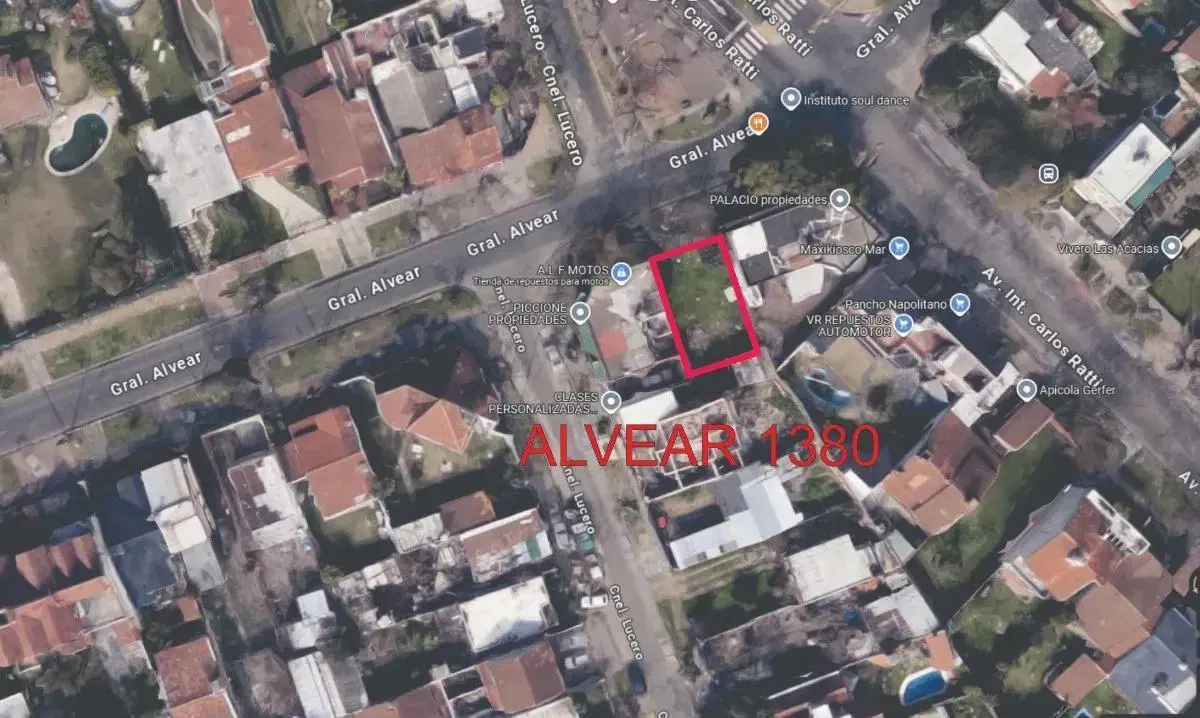 TERRENO EN VENTA – ITUZAINGÓ NORTE - Gral. Alvear al 1300 (esq. Ratti) 3