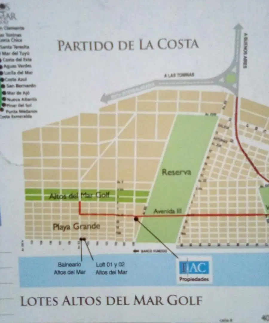 Venta Lote 768 M2 en San Clemente del Tuyu Costa Atlantica 8