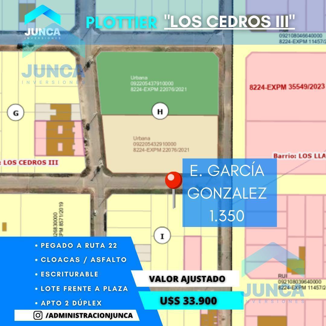 VENTA LOTE Plottier – “Los Cedros 3”
