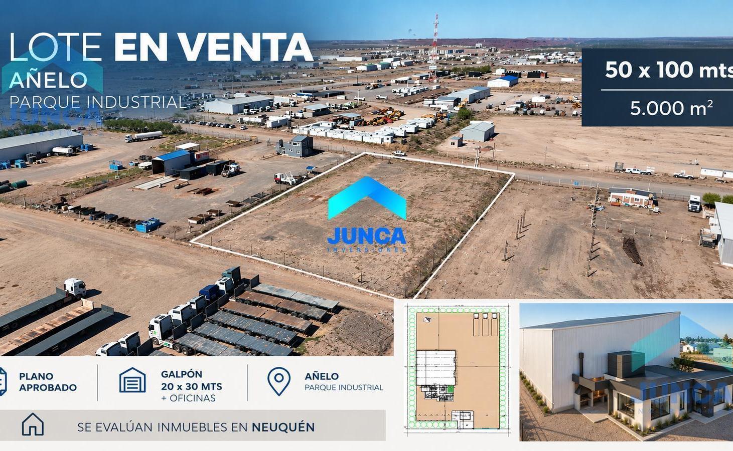Foto de Terreno Añelo con plano aprobado galpón y oficina, imagen 5