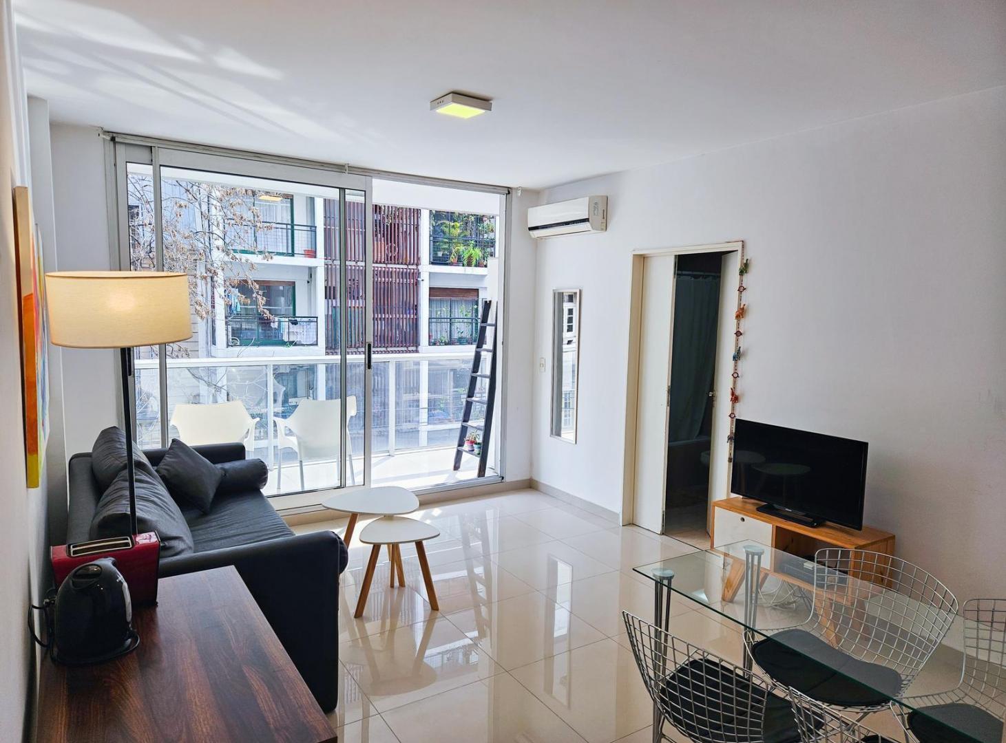 2 ambientes integrados en Recoleta con pileta, sum, gimnasio y laundry