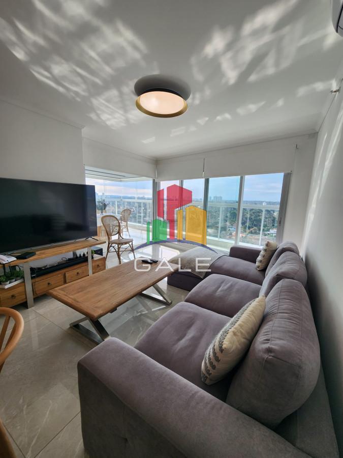 EDIFICIO MIAMI BOULEVARD II, UNIDAD LATERAL EN VENTA, 2 DORMITORIOS, PLAYA MANSA, PARRILLERO EN BALC