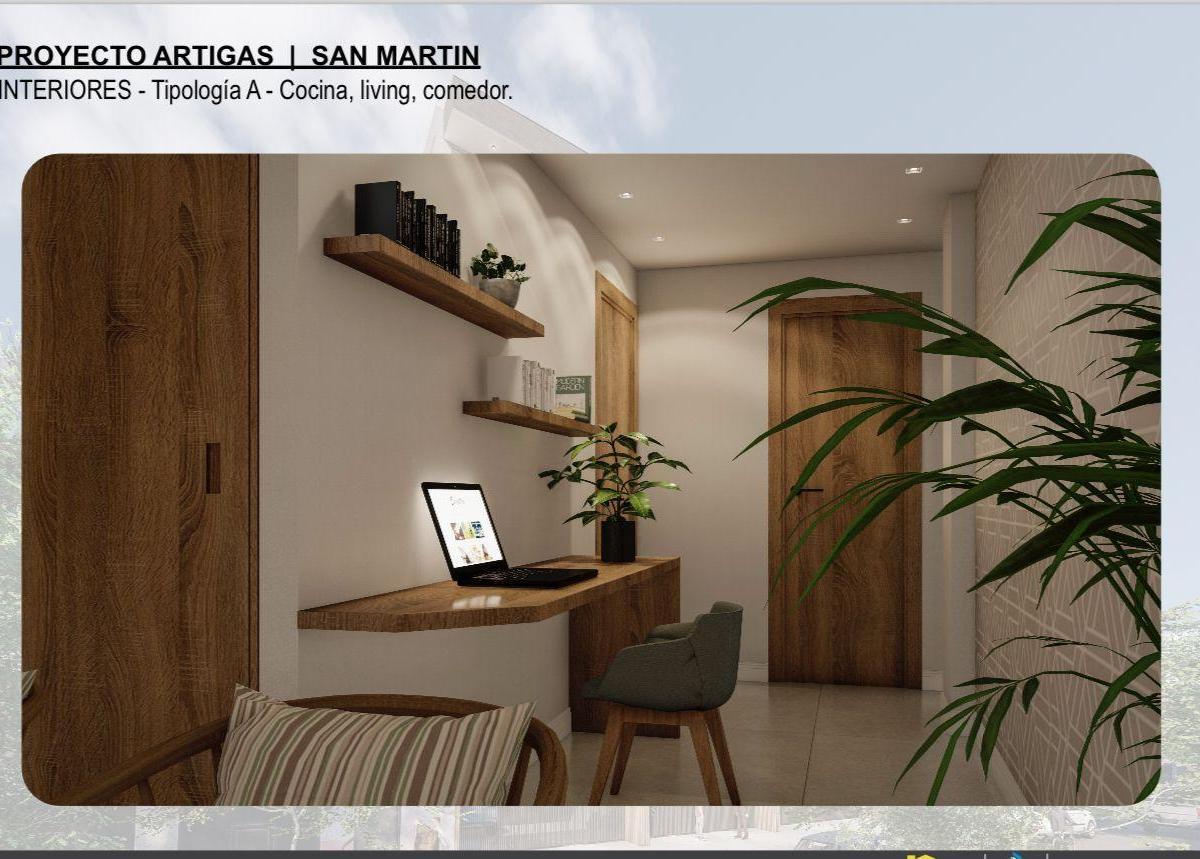 Proyecto Artigas Depto 2 Ambientes 4