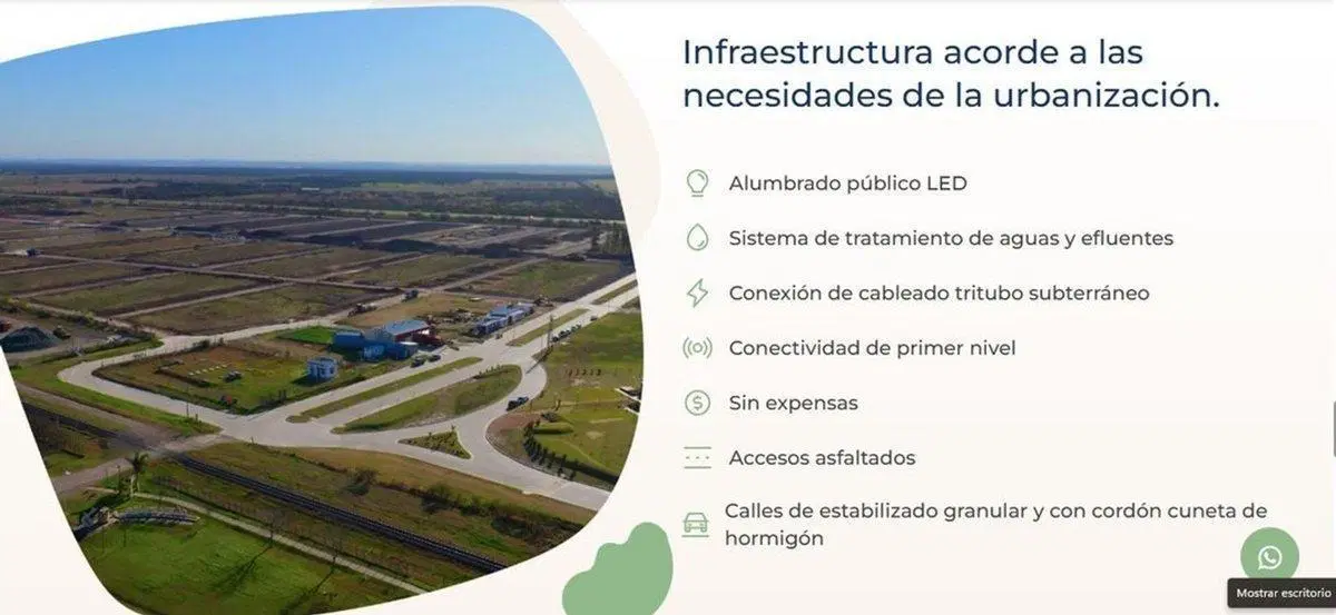 LOTE EN SAUCE VIEJO - LOS DOMINGOS - ETAPA 1 3