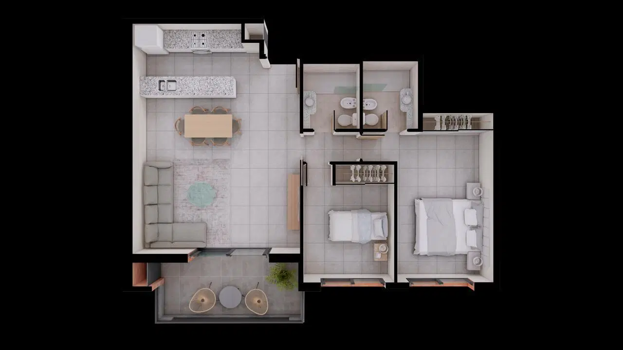 Departamento en Puerto Norte 3